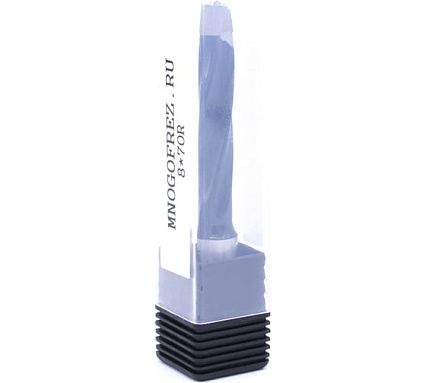 Сверло присадочное усиленное глухое KJ2-A50204R (8х70 мм; хв-к 10 мм; правое вращение) МНОГОФРЕЗ 6646