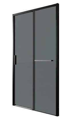 Душевая дверь Grossman Style 130x195 тонированное, черный матовый 100.K33.05.130.21.10