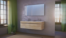 Мебель для ванной Raval Twins 140 см дуб сонома
