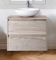 Мебель для ванной BelBagno Kraft 60 см со столешницей Rovere Galifax Bianco