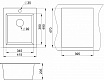 Кухонная мойка Granula GR-4201 41.5 см графит