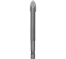 Сверло по стеклу керамике (5х75 мм; 1/4HEX) Heller 50093