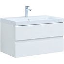 Тумба с раковиной Aquanet Беркли 80 см