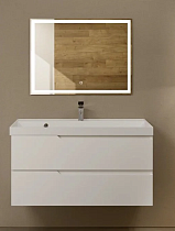 Мебель для ванной AQUAme S3 100 см белый глянец