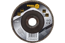 Диск лепестковый (125х22 мм; Р100) Vorel 07987
