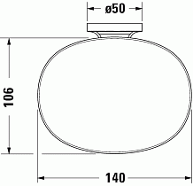 Мыльница подвесная Duravit Starck T 00993346 черный матовый