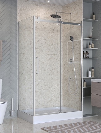 Душевой уголок BelBagno MARINO-2-AH-1-110/80-C-Cr 110x80 прозрачный, хром