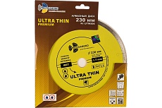 Диск алмазный отрезной Сплошной Ультратонкий Ultra Thin hot press (230х25.4 мм) TRIO-DIAMOND UTW506