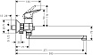 Смеситель для ванны Hansgrohe Logis 71402000