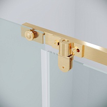 Душевая дверь Grossman Pragma 100x195 прозрачное, золото сатин 100.K33.03.100.32.00