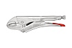 Ручной зажим Knipex круг 40 мм, квадрат 20 мм, под ключ 30 мм, штрихкод на ручках KN-4104250EAN