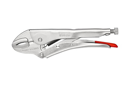 Ручной зажим Knipex круг 40 мм, квадрат 20 мм, под ключ 30 мм, штрихкод на ручках KN-4104250EAN