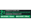 Подкатной гидравлический домкрат Rockforce 2т RF-TR15005(57289)