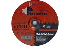 Диск шлифовальный по металлу и нержавеющей стали 230x6.4x22.23 мм (T27 WA24R BF) SAMGRUPP SAMC-021223064