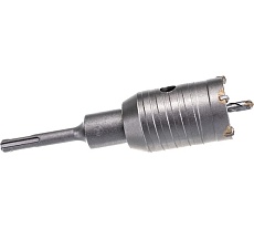Коронка твердосплавная с адаптером по бетону Basis (45х50х160 мм; SDS-plus) MONOGRAM 089-144