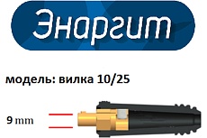 Вилка кабельная 10-25 мм, 2 шт, класс А Энаргит К10-25-2-А