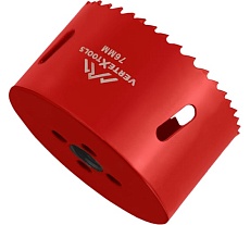 Коронка биметаллическая по металлу 76 мм Vertextools 2525-76