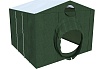 Палатка сварщика (ПС-3) 3x3 м МногоТентов ПС(ПС-3)3х3БП