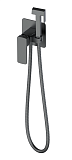 Смеситель Oliveeka D-Line OL-829003-BGM с гигиеническим душем, оружейный металл