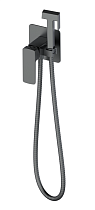 Смеситель Oliveeka D-Line OL-829003-BGM с гигиеническим душем, оружейный металл