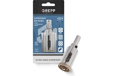 Коронка алмазная для стекла в сборе с центрирующим сверлом 22 мм GREPP 403-0022