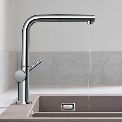 Смеситель для кухни Hansgrohe Talis 72809000, выдвижной излив, хром