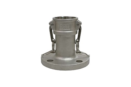 Камлок TITAN LOCK 1in типа FC, розетка с фланцем (нерж. 316) TL100FCSS