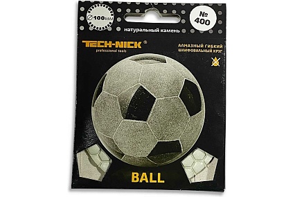 Круг алмазный гибкий шлифовальный АГШК BALL (100x2 мм; Р400) TECH-NICK 128.120.6737