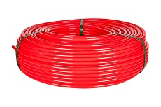 Труба из сшитого полиэтилена Rommer pe-xa, 16x2, бухта 240 метров, с кислородным слоем, красная Rpx-0002-241620 RG0091BMALHOCP