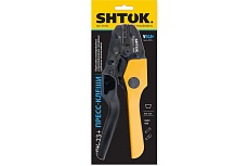 Пресс-клещи SHTOK ПК-23+, матрица, профиль трапеция, 10-25 мм, серия VEGA 03702