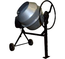 Бетоносмеситель FORZA БСМ 160, 650 Вт, 29.5 об/мин., ножная фиксация барабана, горловина барабана 390 мм FZ08.01.160.000
