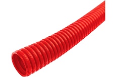 Гофрированная труба РОСТерм ПНД d32 мм., 100 м., красная Corpipe20r100