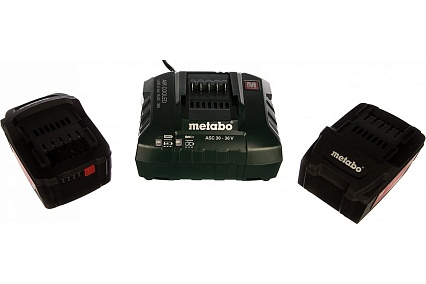 Аккумуляторы 2 шт. (4 А*ч; 18 В; Li-Ion) и ЗУ ASC 30-36 Basic-Set Metabo 685050000