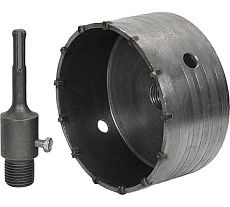 Коронка по бетону ударная 105 мм в сборе, SDS-plus, твердосплавная TORGWIN T893727