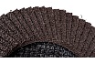 Круг лепестковый торцевой КЛТ2, 125x22.23 мм, P40, по металлу и дереву Abraflex FLDH10D125P40