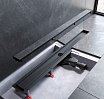 Душевой лоток Am.Pm MasterFlow W01SC-U11-090-04BM 90 см, комб.затвор, решетка под плитку, черный матовый