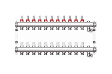 Коллекторная группа STI CM11F в сборе с расходомерами 1 дюйм, евроконус 3/4 (11 выходов) D360-00012