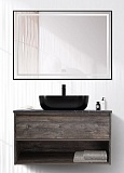 Мебель для ванной BelBagno Kraft 80 см со столешницей, 1 ящик, полка Pino Pasadena