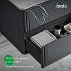 Тумба с раковиной Iddis Oxford Neo 80 см темно-серый матовый OXN80D0i95K
