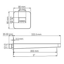 Смеситель для раковины WasserKRAFT Ems A7651.305 глянцевое золото