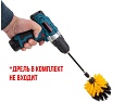 Щетки сменные для уборки, химчистки автомобиля, набор 4 предмета WMC TOOLS WMC-7713(58508)