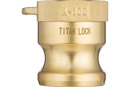 Камлок TITAN LOCK тип A ниппель, латунь, внутр. резьба BSP 2 1/2", TL250ABR