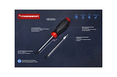 Шлицевая отвертка Станкоимпорт SL3x75 CS-30.4.1