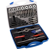 Набор метчиков и плашек Bucovice Tools M3-M12 40 предметов HSS 360120