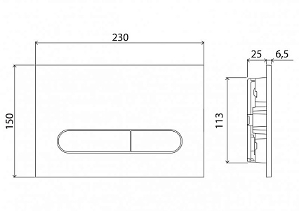 Инсталляция для унитаза BelBagno BB001-120/BB005-PR-CHROME с кнопкой, хром