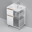 Тумба с раковиной Am.Pm X-Joy 60 см напольная, белый глянец