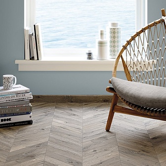 Керамогранит Fap Ceramiche Roots Taupe Chevron 7,5x45 см, fQNR