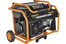 Генератор Carver PPG- 8000ЕM бензин LT-190F, 6,0/6,5кВт, 220В, бак 33 л, электростартер, колеса. медь 01.020.00030