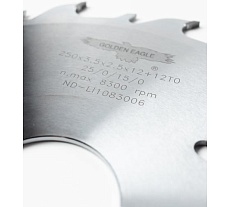 Пила дисковая Golden Eagle HW многопильная 250x50x3,5/2,5 z12+12+4 F GE TL26274