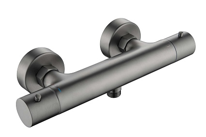 Смеситель для душа Aquatek Европа AQ1363BGM термостат, оружейная сталь